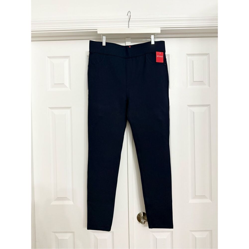 Spanx Womens Dark Navy The Perfect Ponte Skinny Ankle Pant Leggings Size 1XT NWT